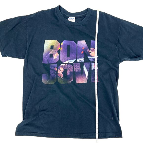 BON JOVI 2013 Because We Can Tour T Shirt Gildan Label Size Large - Picture 5 of 9